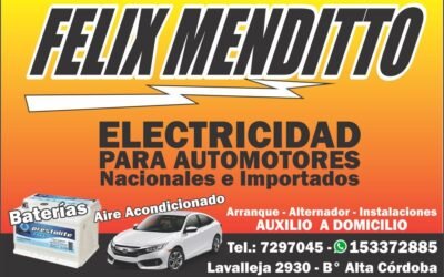 Felix Menditto Electricidad del Automotor