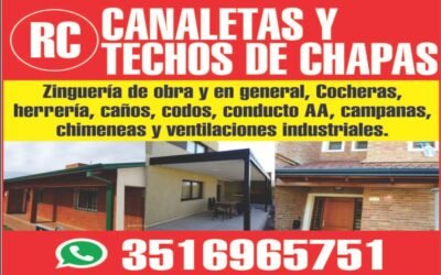 Canaletas, Techos de Chapa, Herrería Y Zingueria