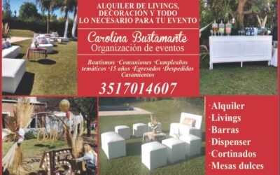 Alquiler de Livings y Eventos – Carolina Bustamante
