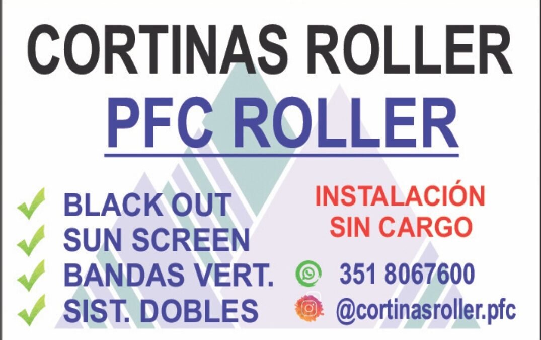 PFC cortinas roller