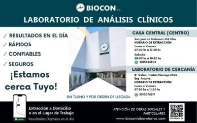 Laboratorios de Análisis Clínicos BIOCON S.A