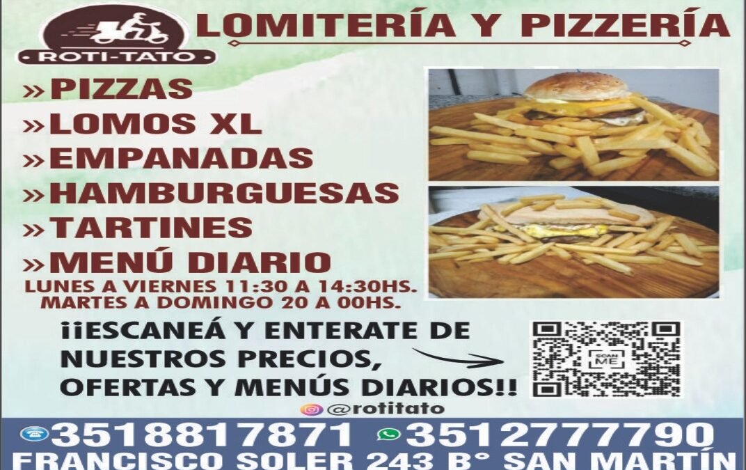 ROTI-TATO LOMITERIA Y PIZZERIA