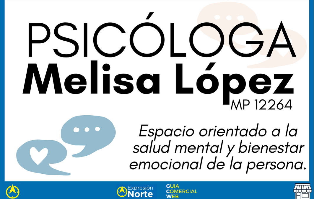 Psicóloga Melisa López